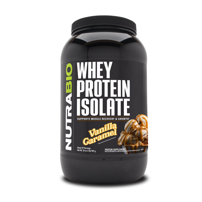 Nutrabio 100% Whey Protein Isolate 2LB