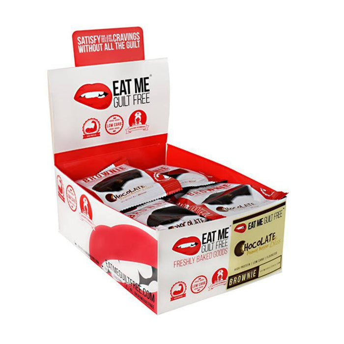 Eat Me Guilt Free Brownies (Box of 12) - FitOne Nutrition Center